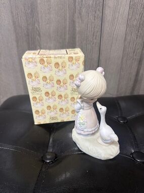 Precious Moments Make A Joyful Noise 1978 Porcelain Ceramic Figurine In Box